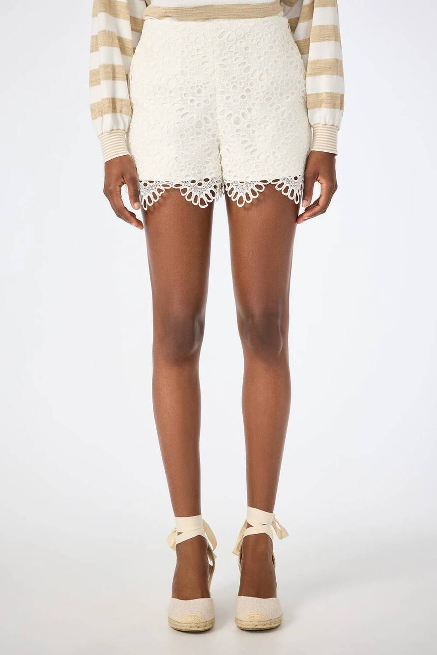 NEW TRINA TURK brightness short in ivory